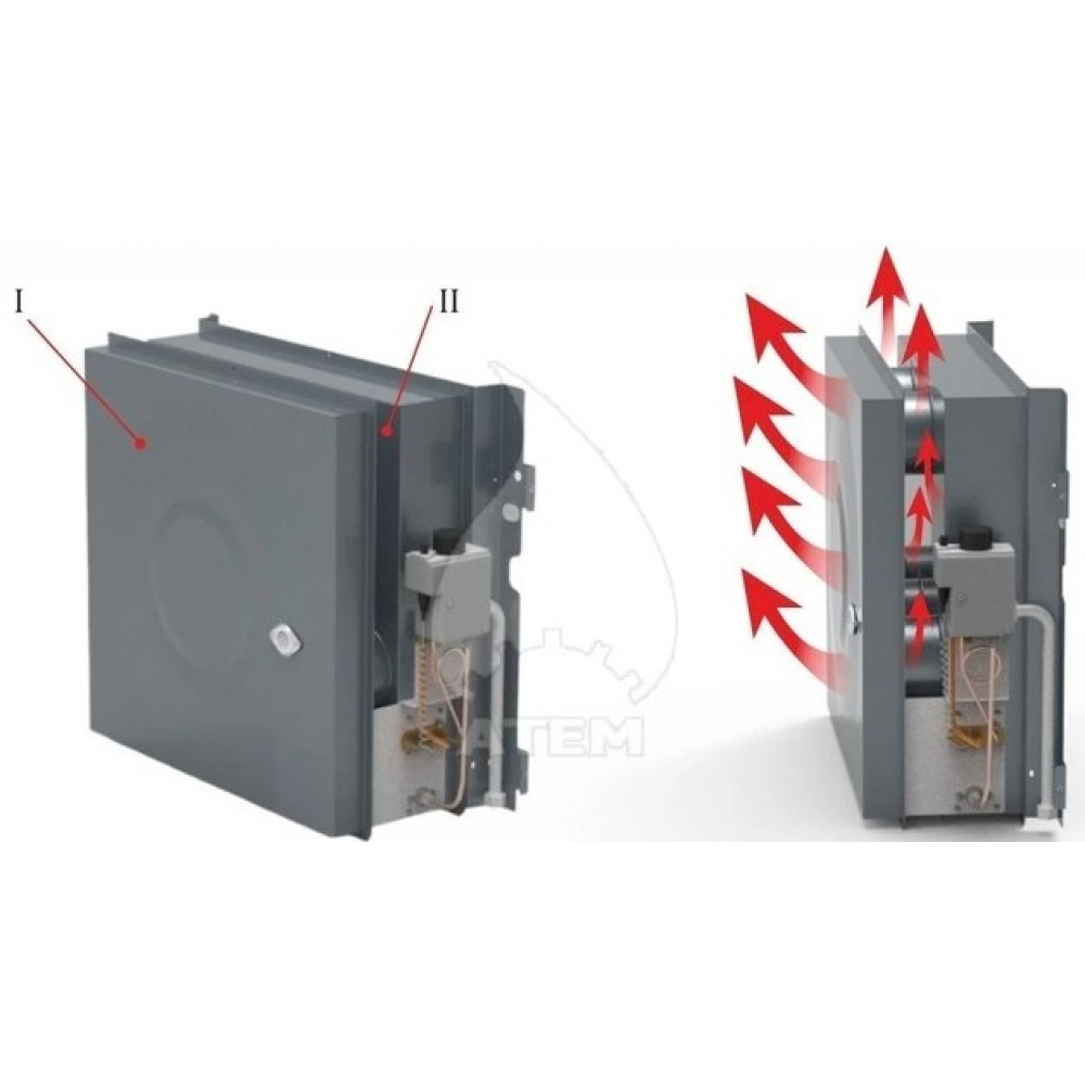 Газовый конвектор Атем Житомир-5 КНС-8