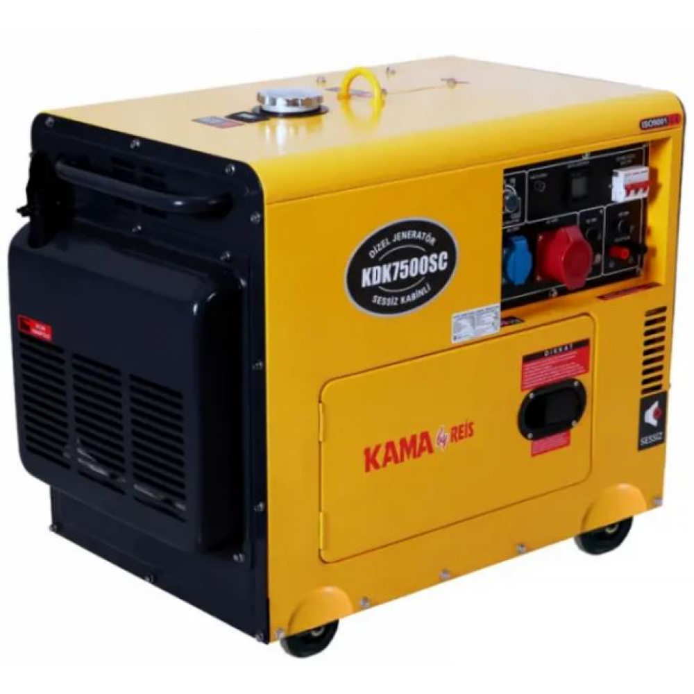 Дизельный генератор Reis Makina KDK10000SC (7,5 кВт)
