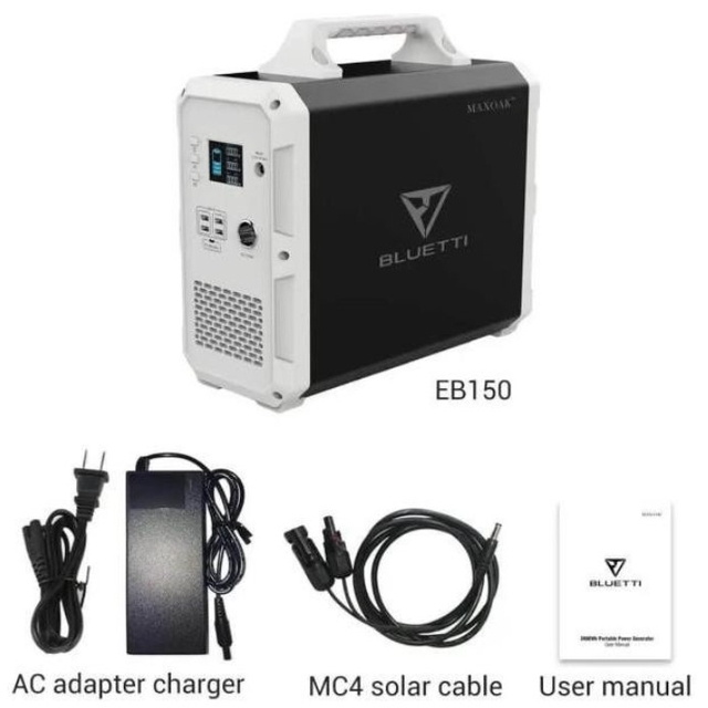 Портативная зарядная станция Bluetti PowerOak EB150 1000W 1500Wh
