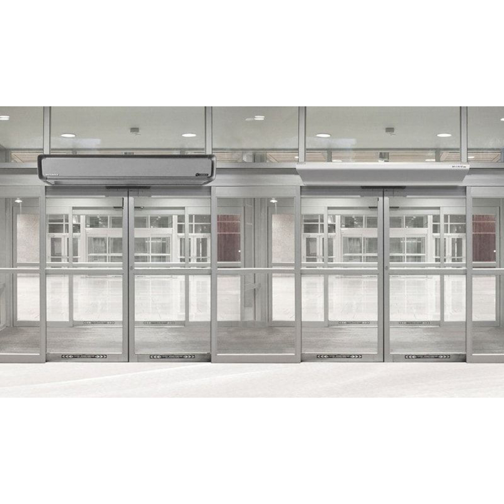 Теплова завіса з водяним нагрівом Wing II W200 AC (17-47 кВт) Білий