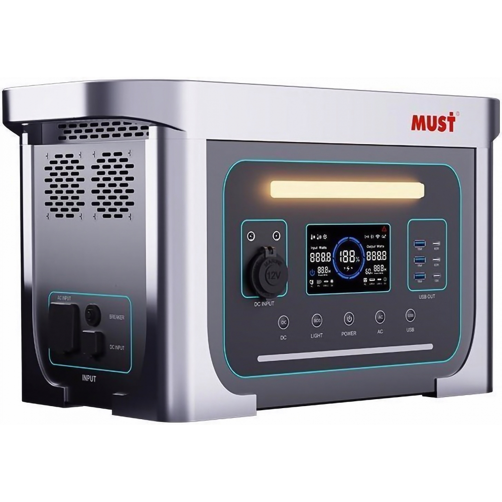 Портативная зарядная станция Must EM1024S 1000W 1280Wh