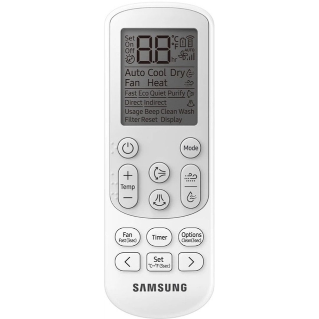 Кондиционер настенный Samsung AR60F12C1BWNUA New Geo WindFree 2025