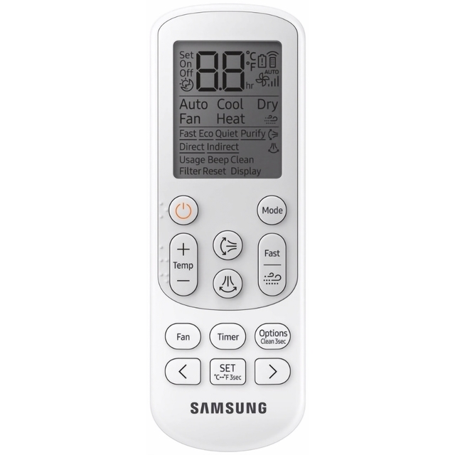 Кондиционер настенный Samsung AR70F09C1BBNUA New WindFree Black Airise Diamond 2025