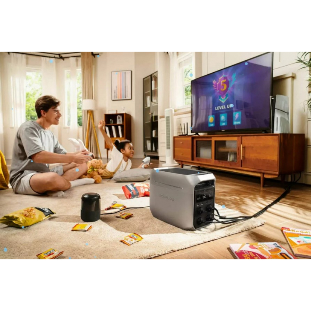 Портативна зарядна станція EcoFlow Delta 3 1800W 1536Wh