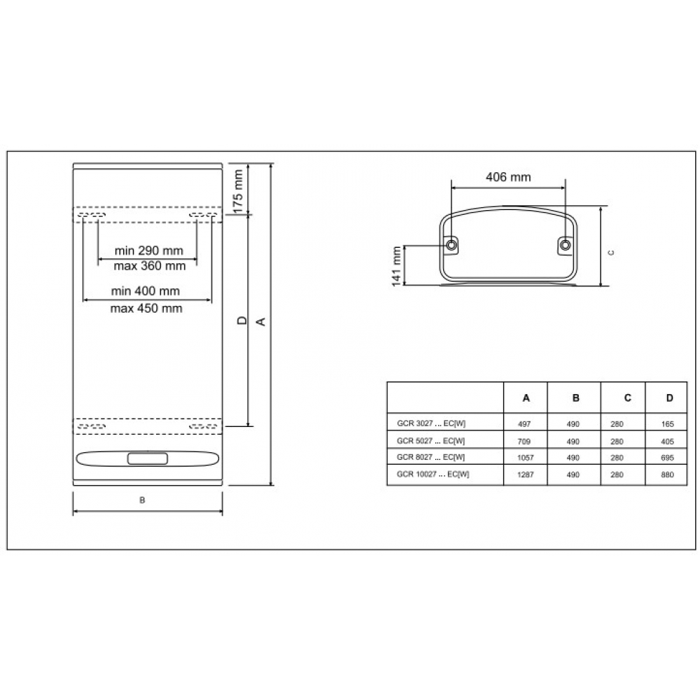 Бойлер накопичувальний електричний Tesy Bellislimo Cloud плоский GCR 502722 E31 ECW Wi-Fi, 50л