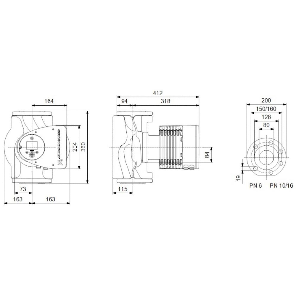 Циркуляционный насос Grundfos Magna3 80-60 F 360 (97924317)