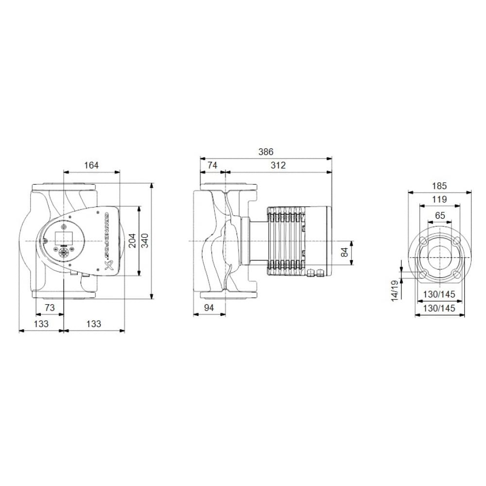 Циркуляционный насос Grundfos Magna3 65-60 F 340 (97924301)