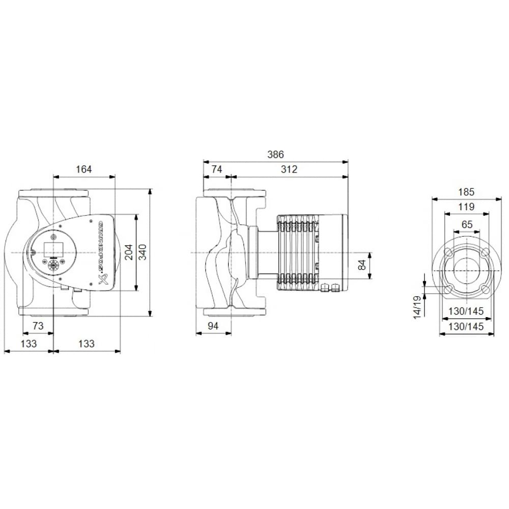 Циркуляционный насос Grundfos Magna3 65-40 F 340 (97924294)