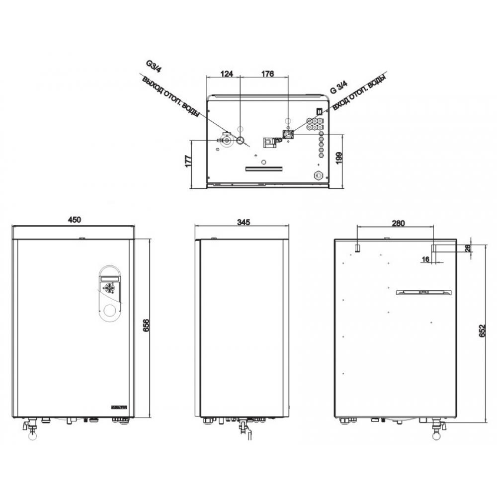 Котел электрический Mora Top EK 06K Comfort