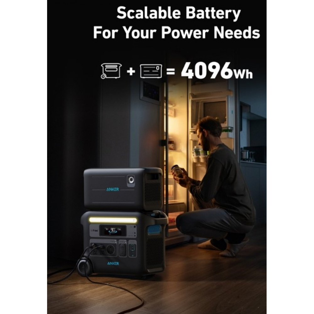 Портативная зарядная станция Anker Solix F2000 2400W 2048Wh (A1780311)