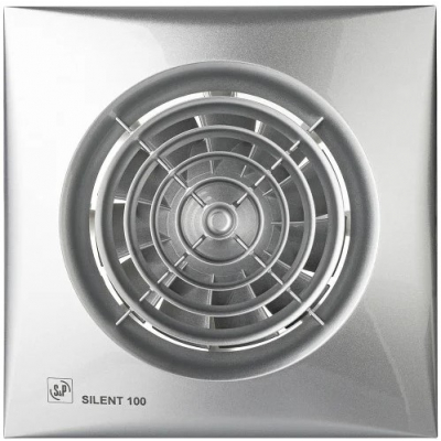 Витяжний вентилятор настінний Soler&amp;Palau Silent-100 CHZ Silver (5210322300)
