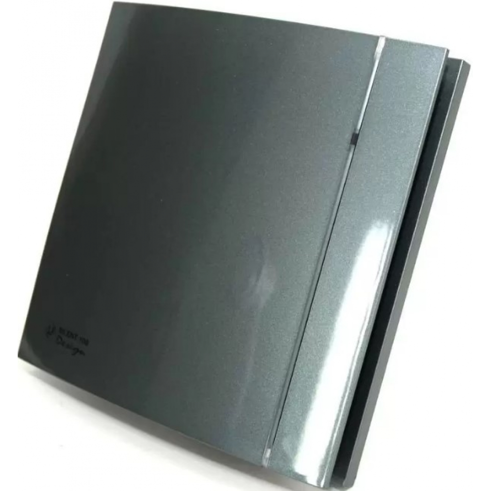 Вытяжной вентилятор настенный Soler&Palau Silent-100 CZ Grey Design - 4C (5210607300)