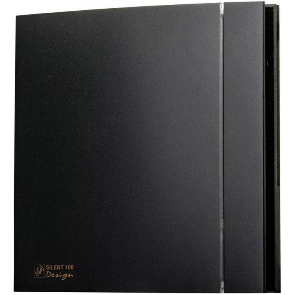Вытяжной вентилятор настенный Soler&Palau Silent-100 CZ Marble Black Design - 4C (5210611900)