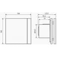 Витяжний вентилятор настінний Soler&amp;Palau Silent-100 CZ Marble White Design-4C (5210612000)