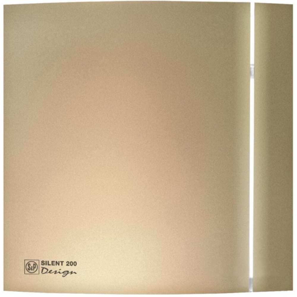 Вытяжной вентилятор настенный Soler&Palau Silent-200 CRZ Champagne Design - 4C (5210628500)