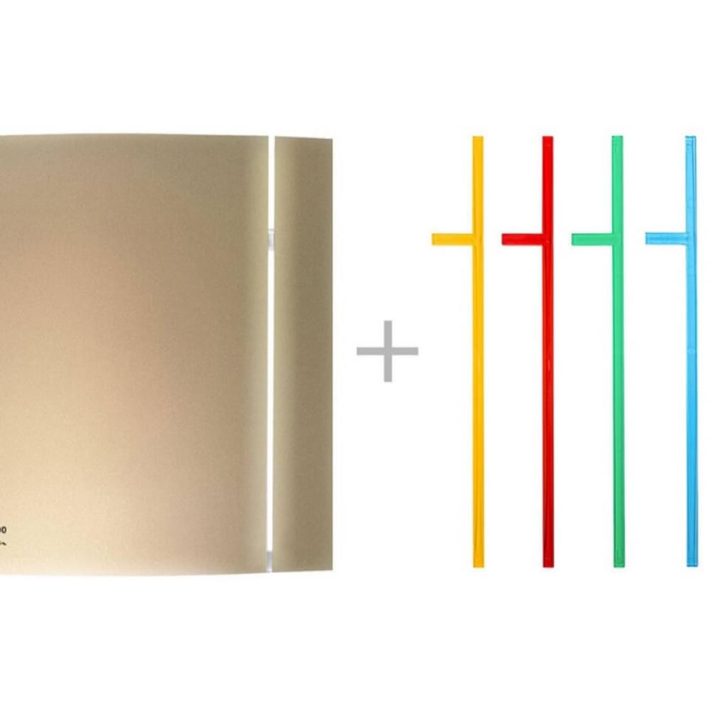 Вытяжной вентилятор настенный Soler&Palau Silent-200 CRZ Champagne Design - 4C (5210628500)