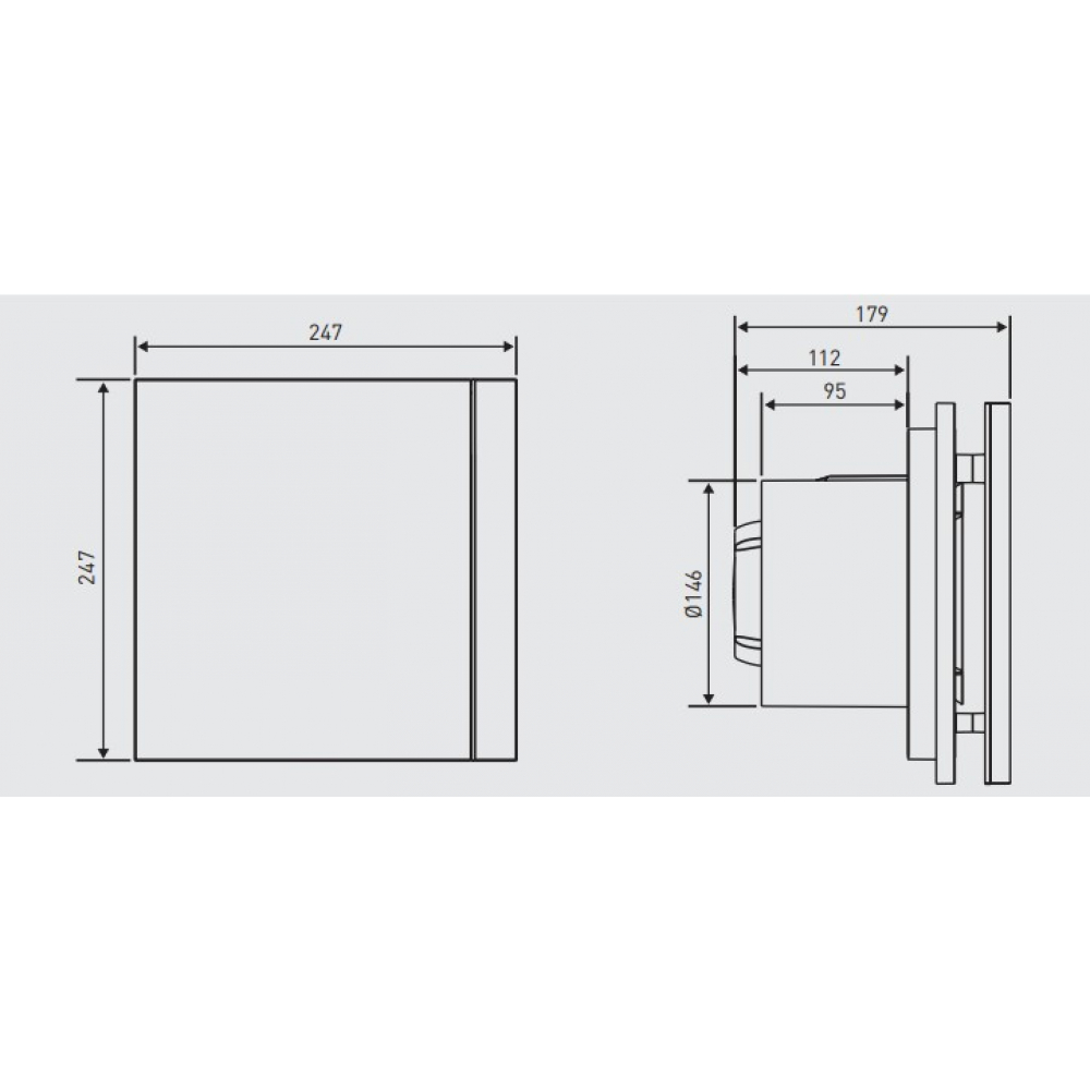 Вытяжной вентилятор настенный Soler&Palau Silent-300 CRZ Plus Design -3C (5210622800)