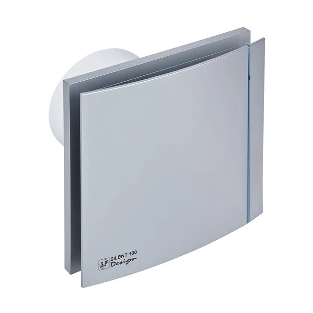 Витяжний вентилятор настінний Soler&amp;Palau Silent-100 CRZ Silver Design (5210602700)