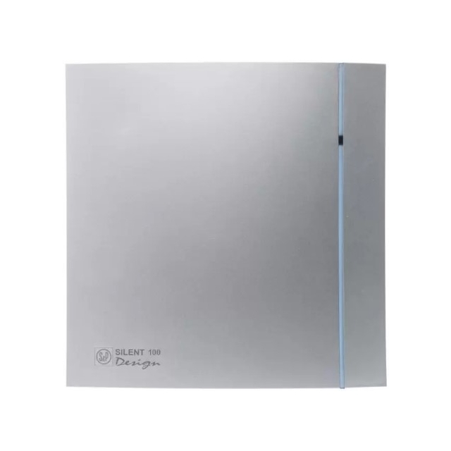 Витяжний вентилятор настінний Soler&amp;Palau Silent-100 CRZ Silver Design (5210602700)