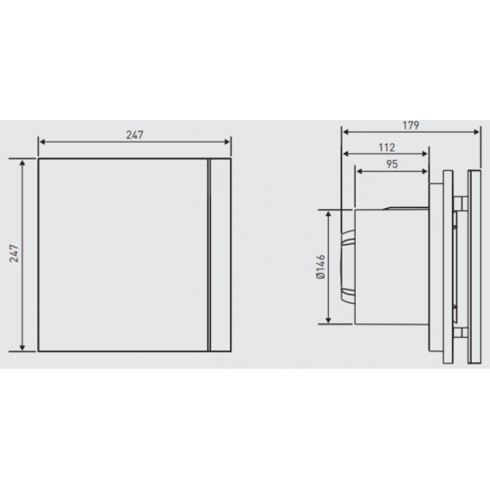 Витяжний вентилятор настінний Soler&Palau Silent-300 CHZ Silver Design -3C (5210624300)