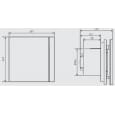 Витяжний вентилятор настінний Soler&amp;Palau Silent-300 CHZ Silver Design-3C (5210624300)