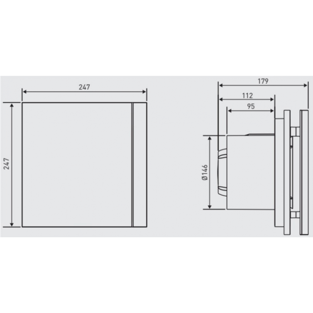 Вытяжной вентилятор настенный Soler&Palau Silent-300 CHZ Plus Design -3C (5210622900)