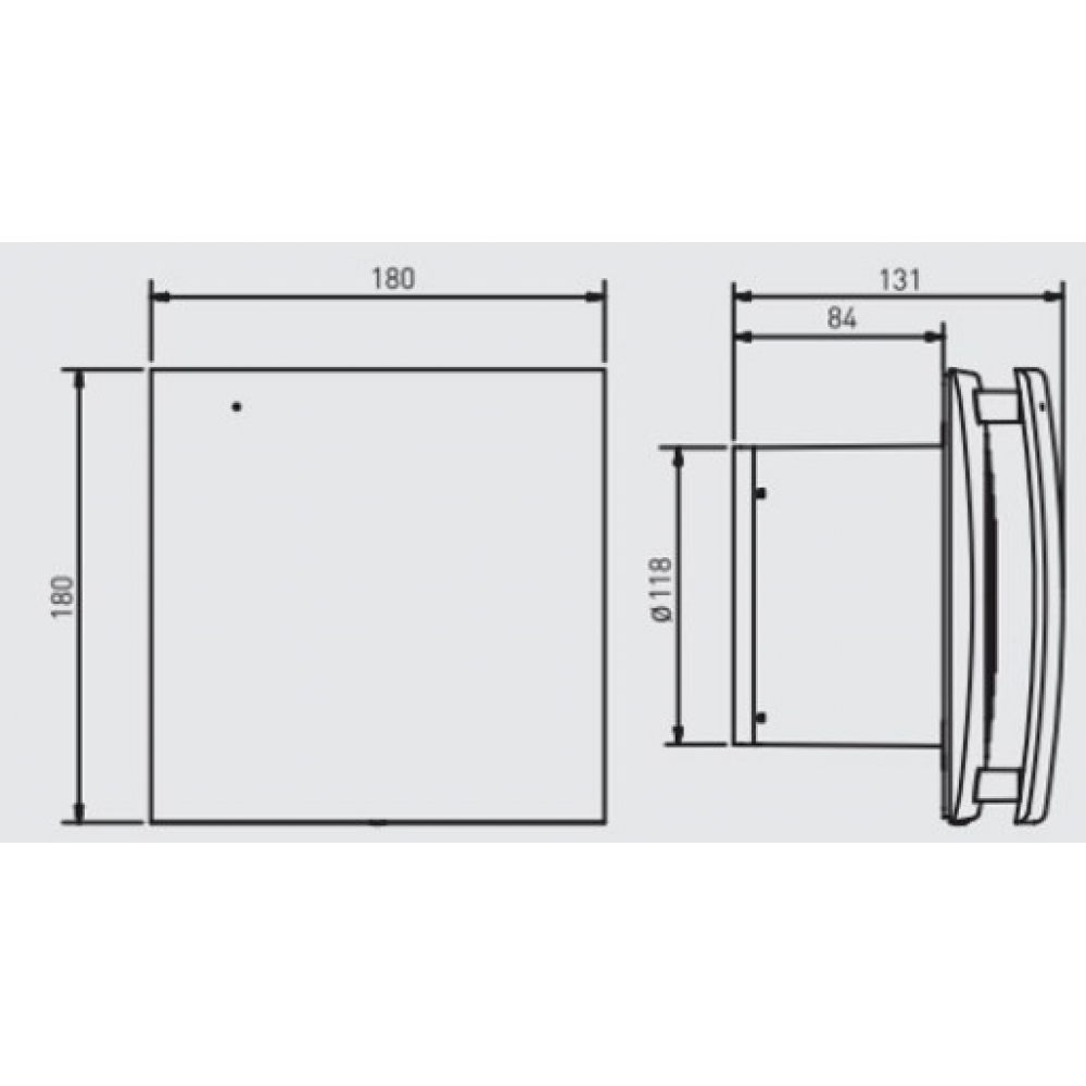 Вытяжной вентилятор настенный Soler&Palau Decor-200 CRZ Design (5210640900)