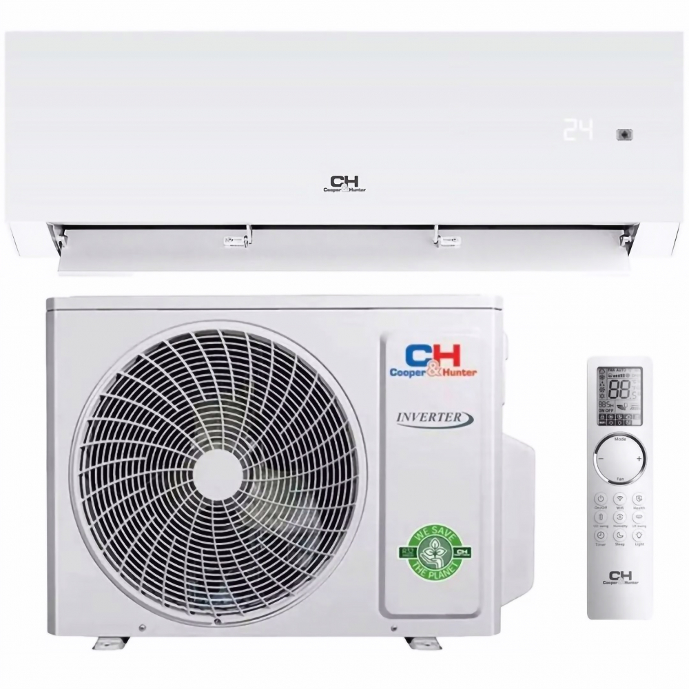 Кондиционер настенный Cooper&Hunter CH-S24FTXAN-WP R32 Wi-Fi Nature (White)