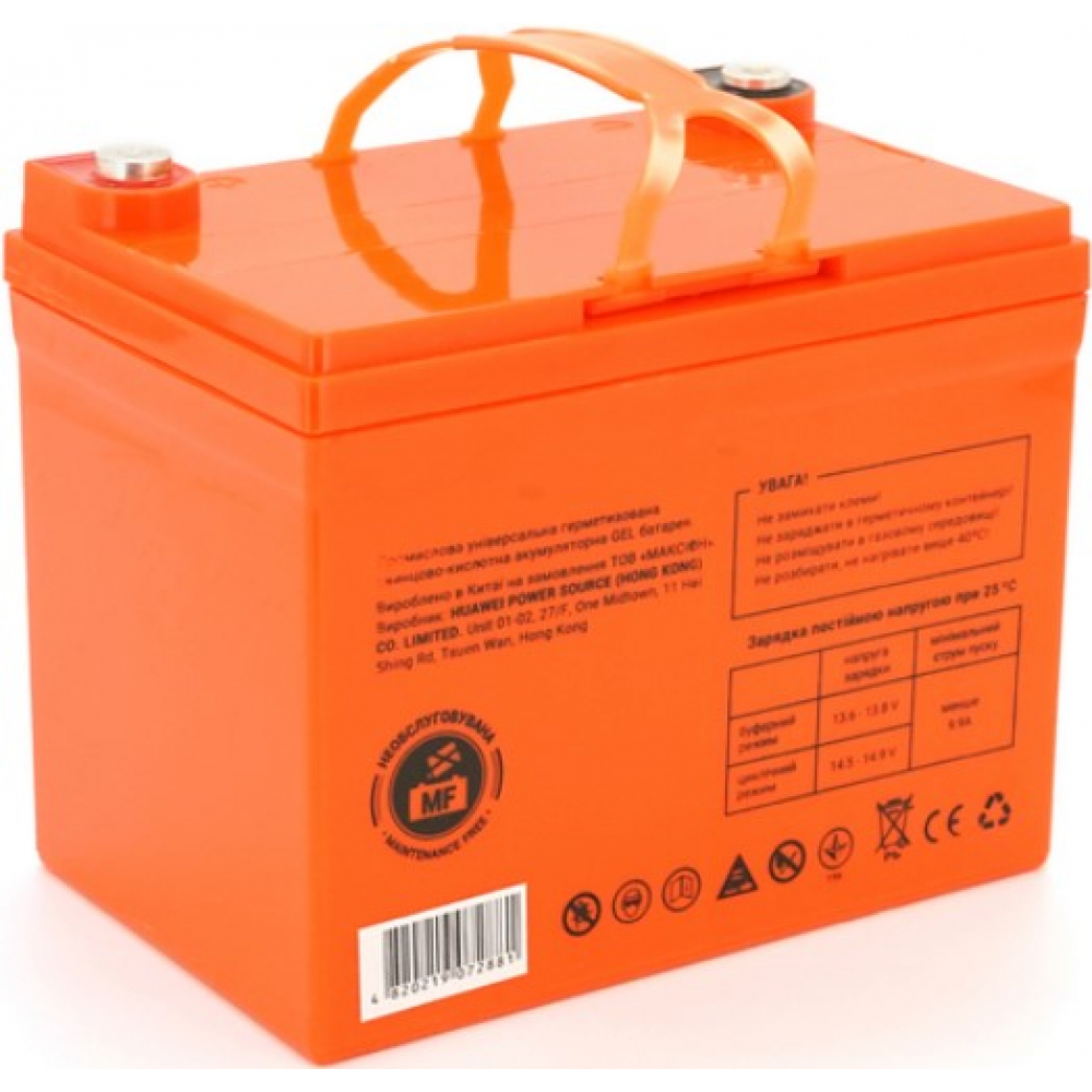 Аккумулятор Maxion GEL BP OT 12V 33Ah