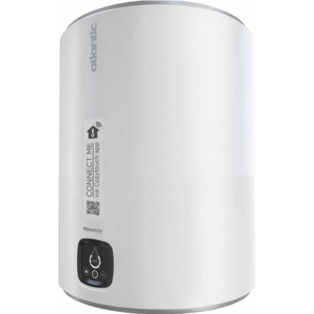 Бойлер накопичувальний електричний Atlantic Steatite Genius WI-FI VM 050 D400S-3E-CW, 1800W, 841331