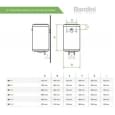 Бойлер накопичувальний електричний Bandini Water Heaters SE 80