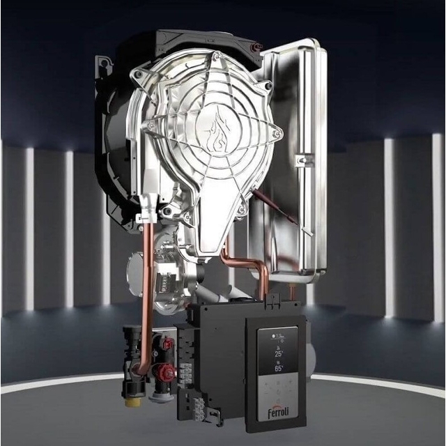 Котел газовий конденсаційний Ferroli Bluehelix Hitech RRT 28 H (EU)