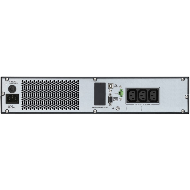 ИБП APC Easy UPS On-Line SRV 900W/1kVA, Intelligent Card Slot, LCD, RM 2U (SRV1KRIRK-E)