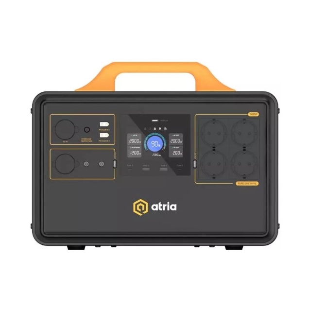Портативна зарядна станція Atria S2200 Pro 2400W/2248Wh LiFePO4