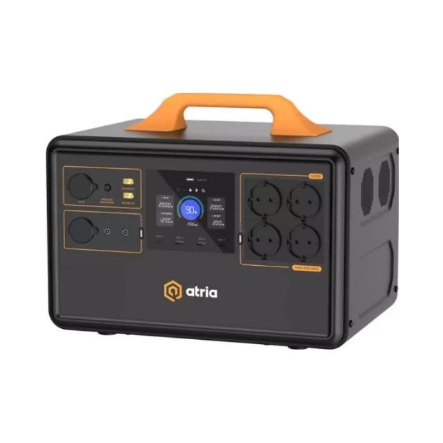Портативна зарядна станція Atria S2200 Pro 2400W/2248Wh LiFePO4