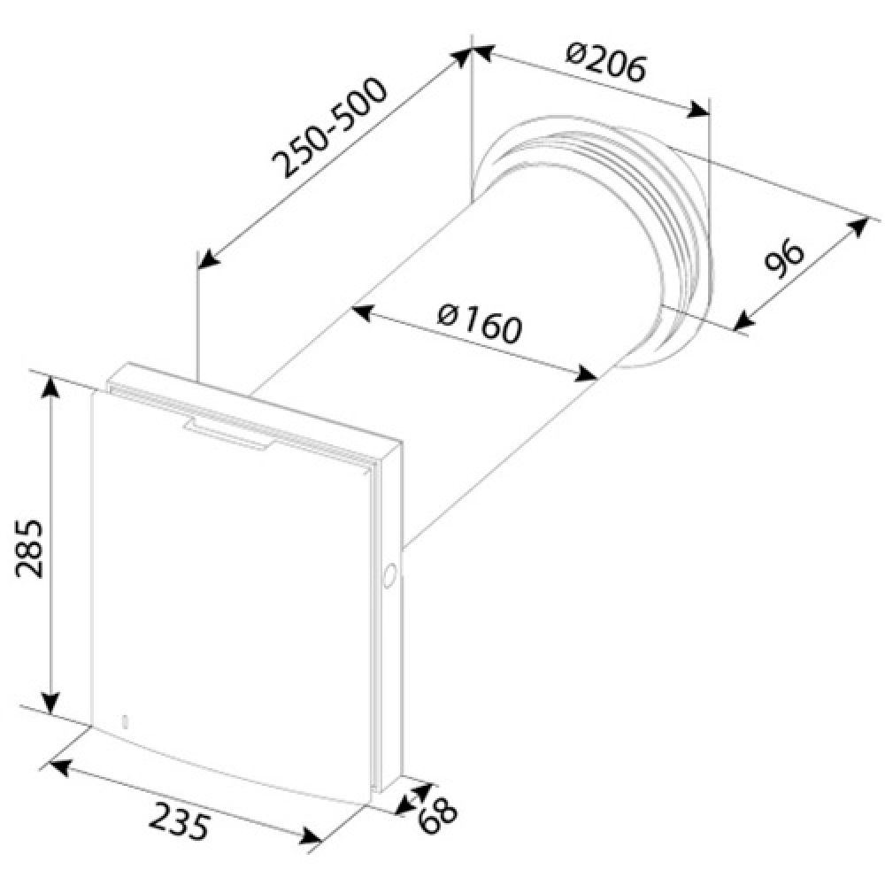 Рекуператор бытовой Blauberg Vento Expert Plus WiFi Black