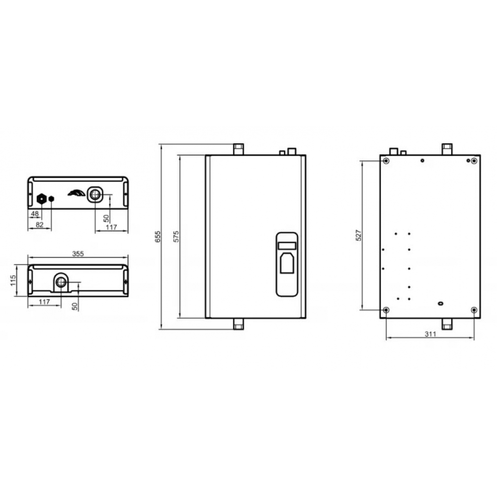Котел электрический Dnipro Мини КЭО-18/380 МЦ (цифровой)