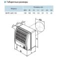 Витяжний вентилятор настінний Vents ЦФ3 100 П3