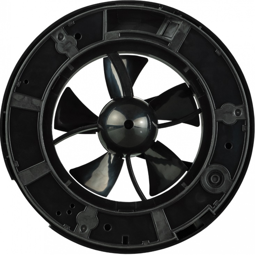 Вытяжной вентилятор настенный Vents Арк Смарт чорний