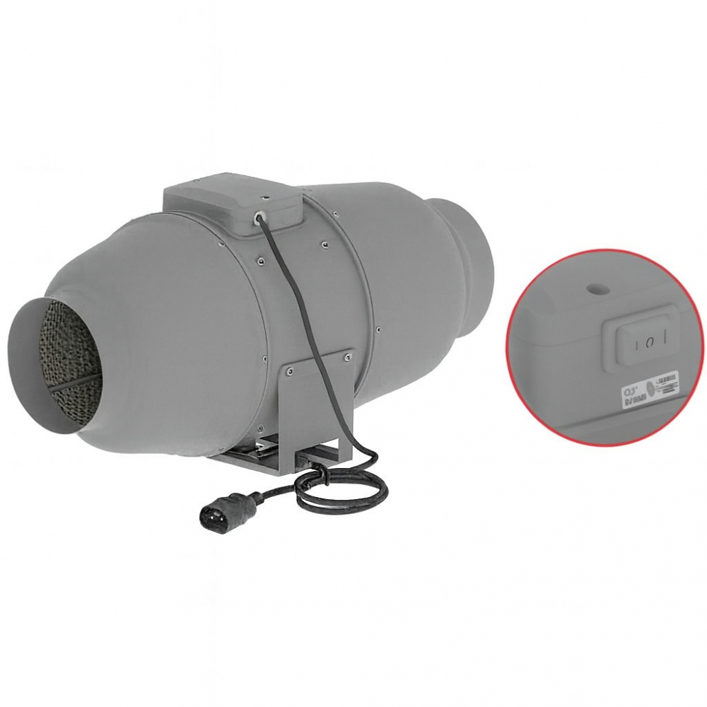 Канальний вентилятор Vents ТТ Сайлент-М 150 сірий