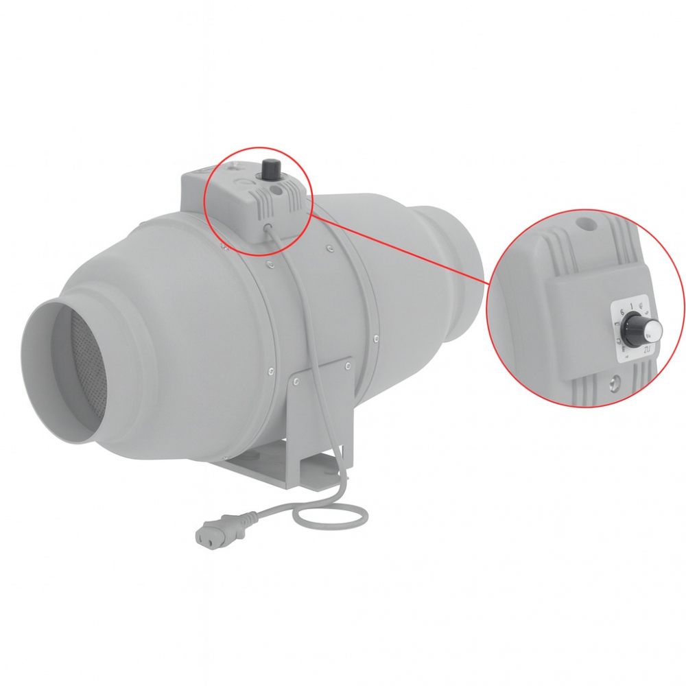 Канальний вентилятор Vents ТТ Сайлент-М 150 сірий