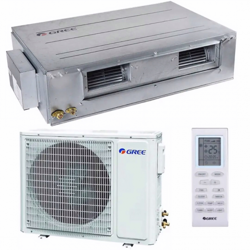 Кондиционер канальный Gree GUD35PS1/A-S/GUD35W1/NhA-S (LCLH) U-Match