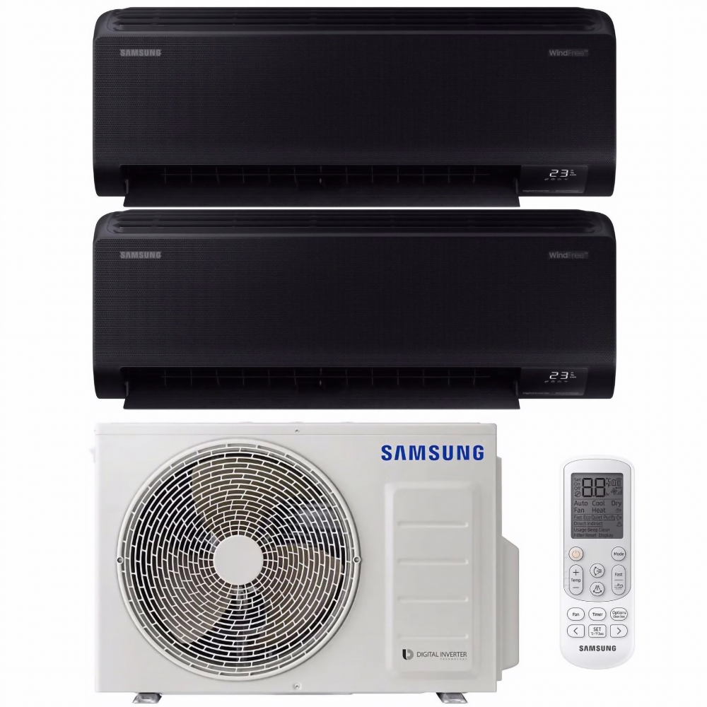 Мульти-сплит система Samsung AJ050TXJ2KH/EA + AR70F09C1BBNUA*2 шт