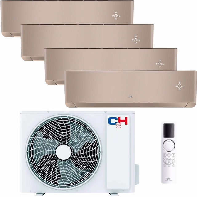 Мульти-сплит система Cooper&amp;Hunter CHML-U28RK4-NG+CH-S09FTXAL-GD(I)*2 шт+CH-S12FTXAL-GD(I)*2 шт Supreme Continental