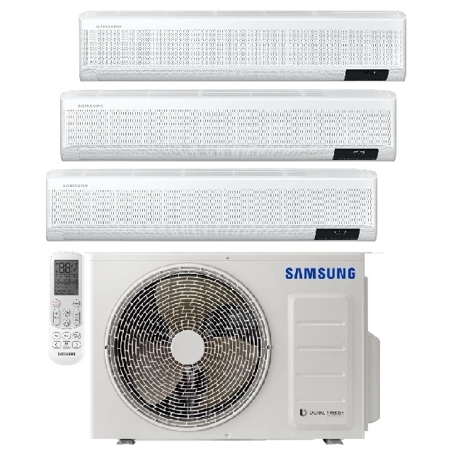 Мульти-сплит система Samsung AJ052TXJ3KG/EU+AR09BXFAMWKNUA*3 шт GEO WindFree