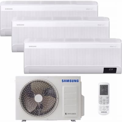 Мульти-сплит система Samsung AJ052TXJ3KG/EU+AR09BXFAMWKNUA*3 шт GEO WindFree