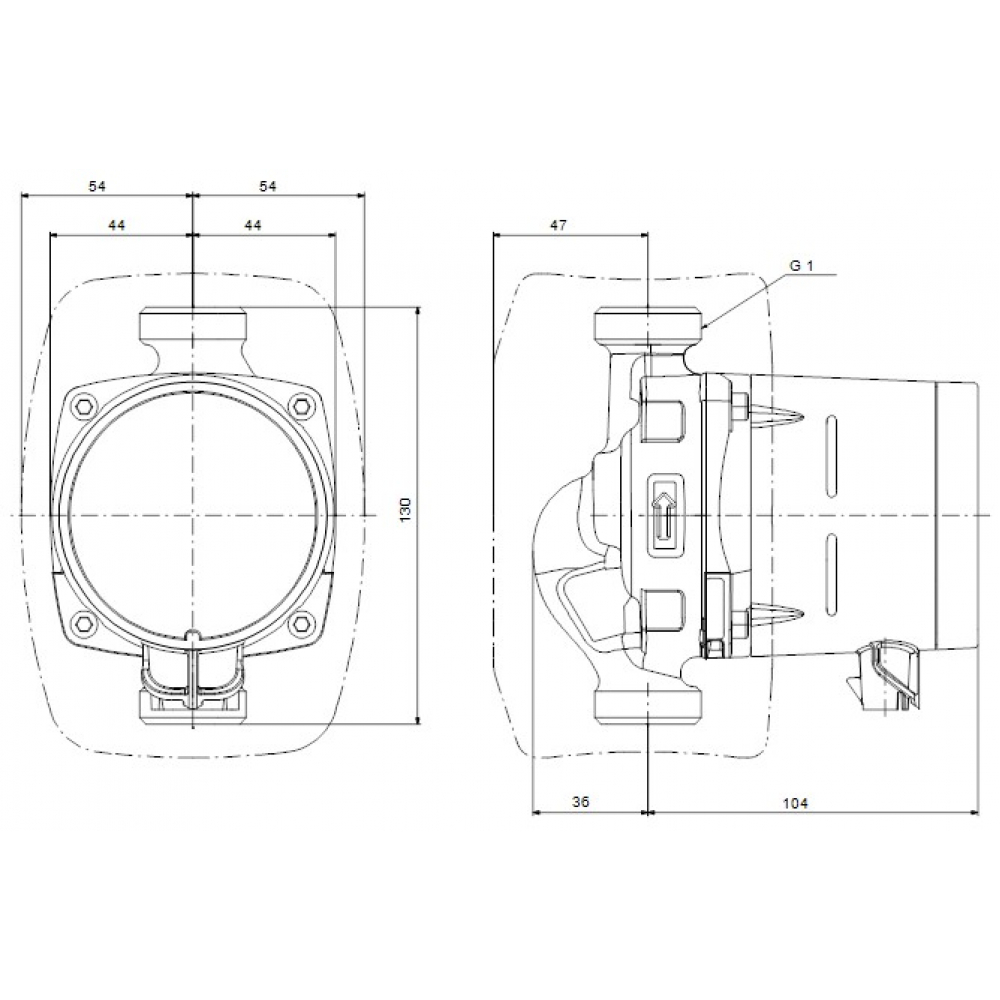 Циркуляционный насос Grundfos Alpha3 25-40 130 (99371952)