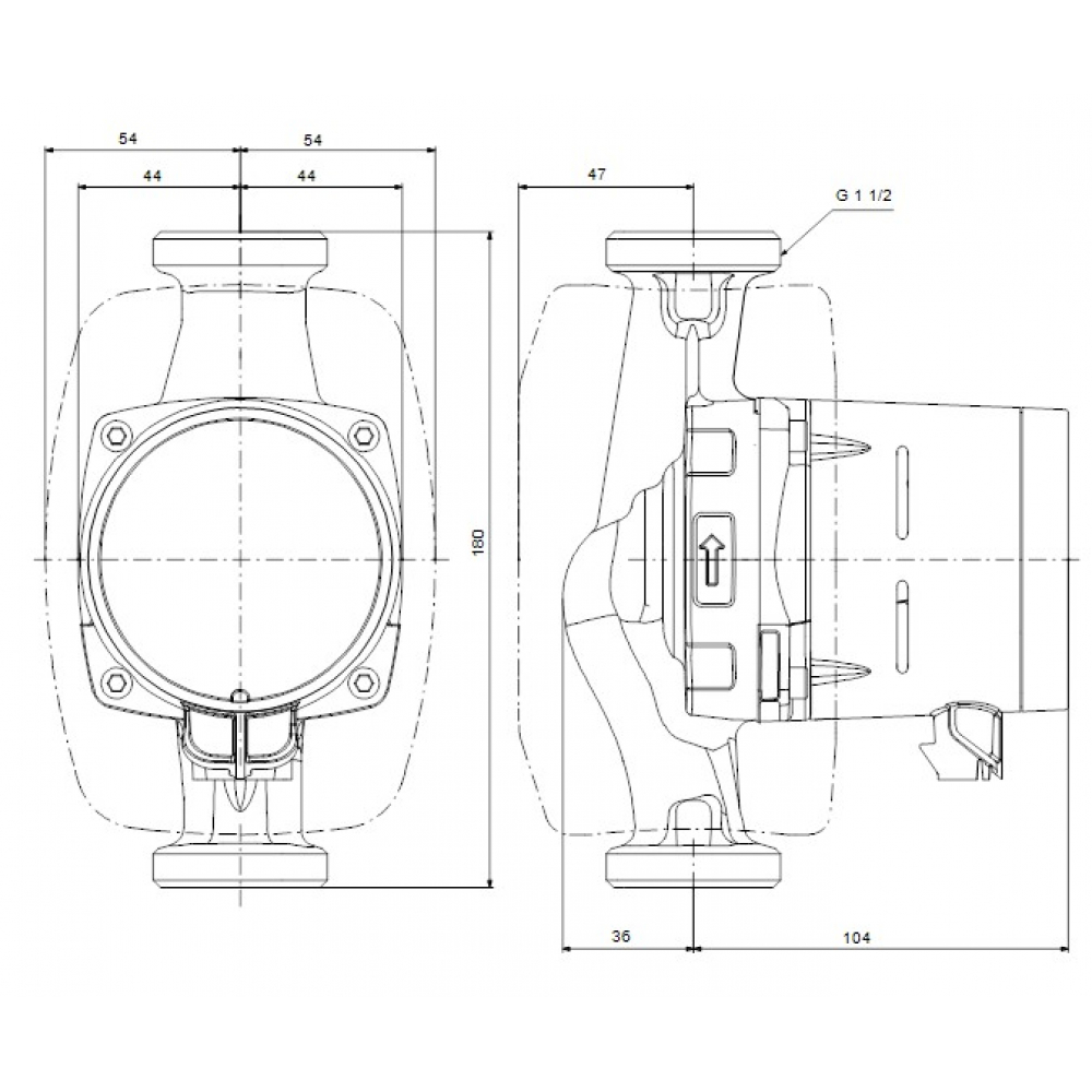 Циркуляционный насос Grundfos Alpha3 25-40 180 (99333556)