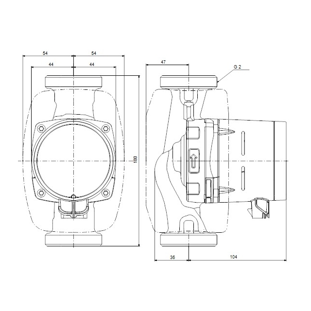 Циркуляционный насос Grundfos Alpha3 32-40 180 (99371962)