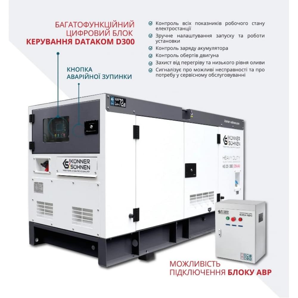 Дизельний генератор Könner&Söhnen KS 35-3BE